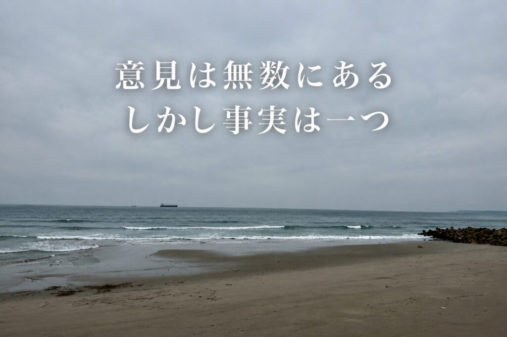 意見は無数にある。。。あれこれ！①